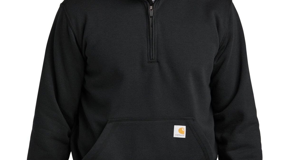 Carhartt® Midweight 1/4-Zip Mock Neck Sweatshirt – Workwear Outlets