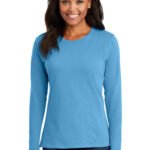 Port & Company® Women's Long Sleeve Core Cotton Tee